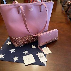 Kate Spade Greta Tote & Wallet set